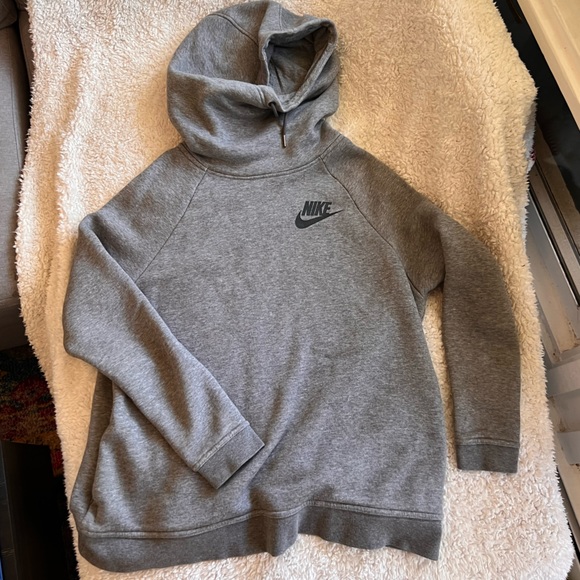 Nike Tops - Nike funnel neck hoodie